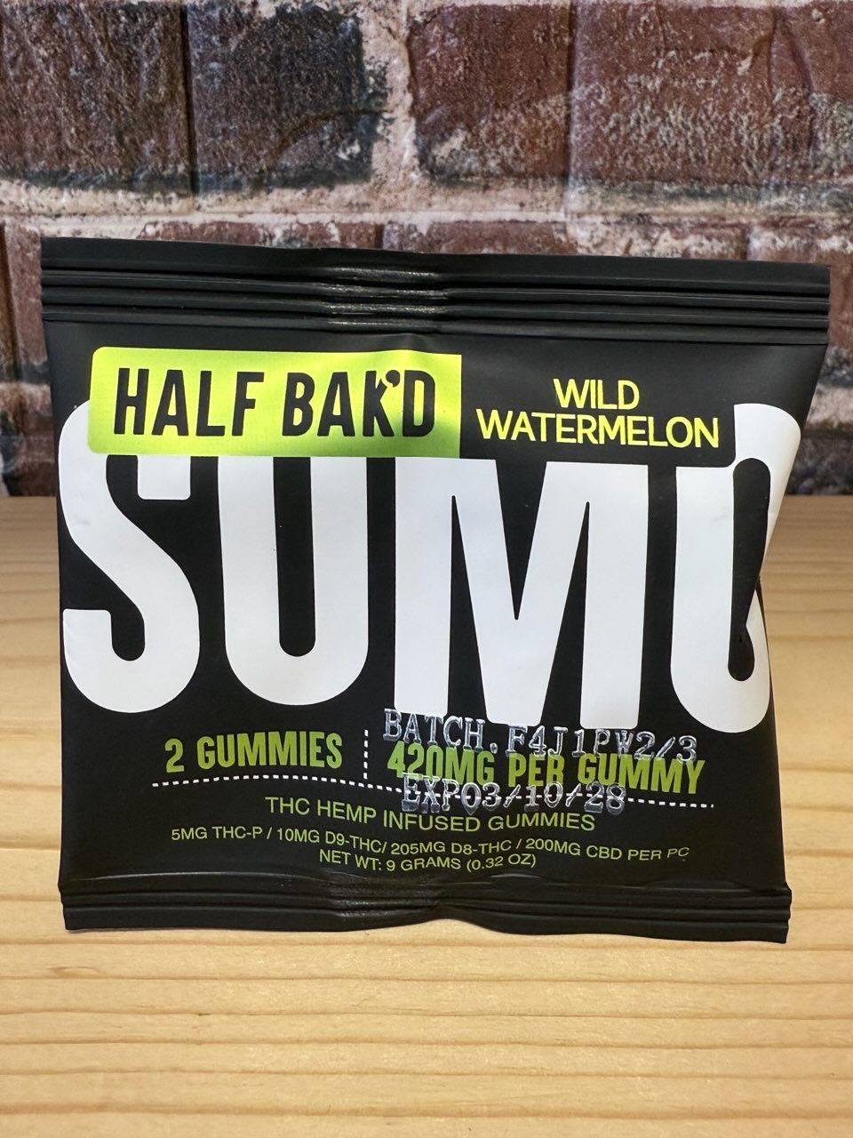 Half Bak'd Wild Watermelon 420mg THC-P