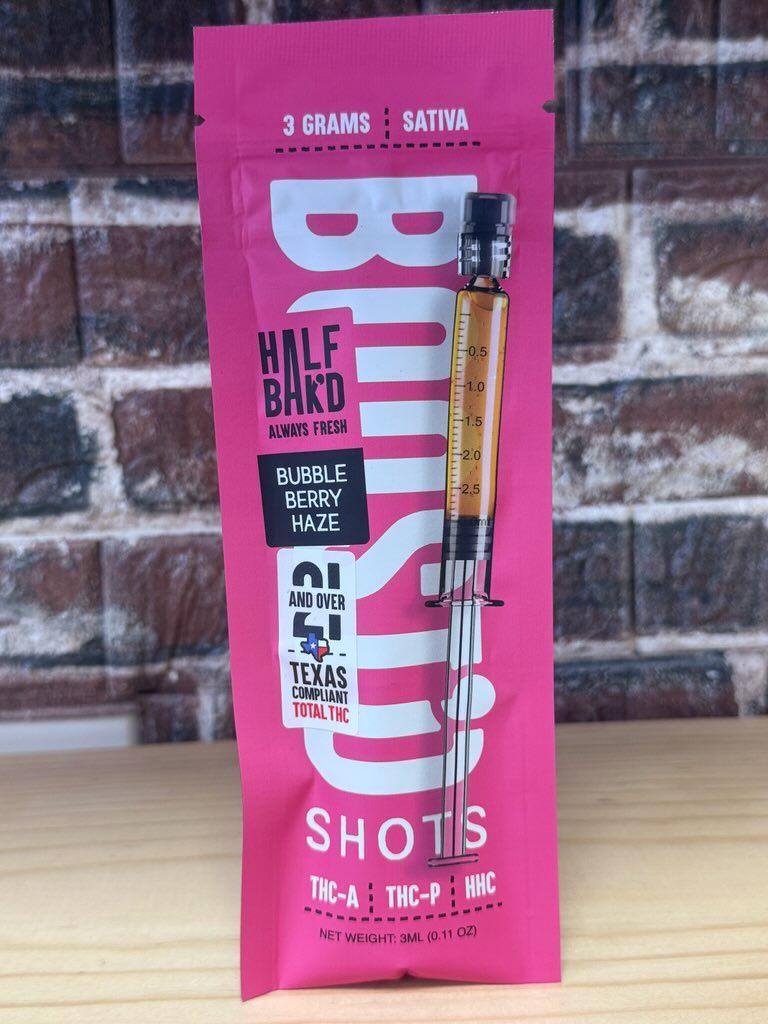 Half Bak'd Shots Bubble Berry Haze 3G