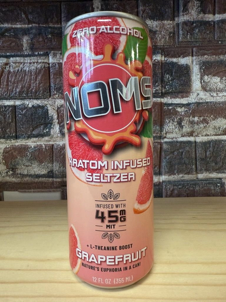Noms Kratom Infused Seltzer 45mg Grapefurit