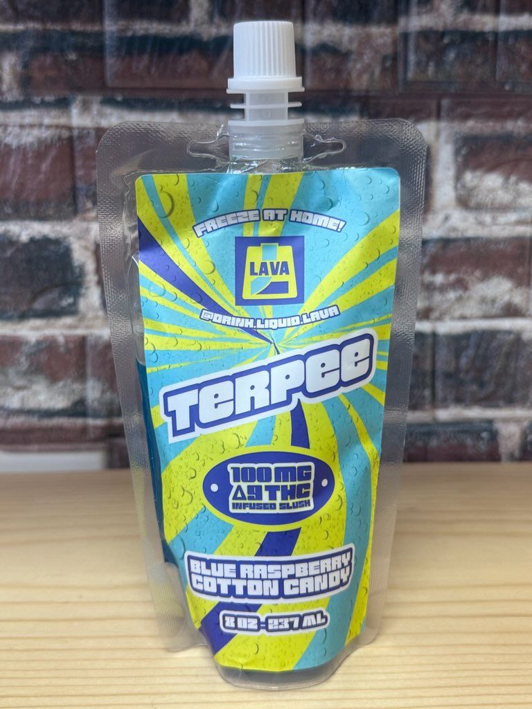 Liquid Lava Terpee 100mg Blue Raspberry Cotton Candy