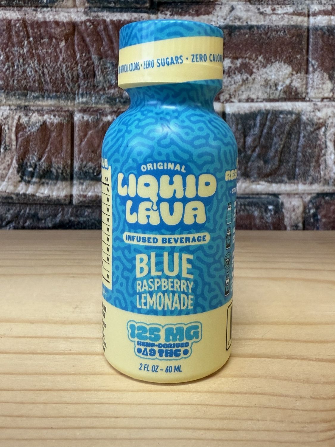 Liquid Lava Delta 9 Drink 125mg Blue Raspberry Lemonade