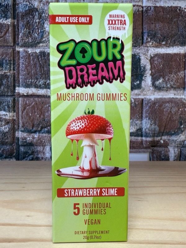 Zour Dream Gummies 5ct 20G Strawberry Slime