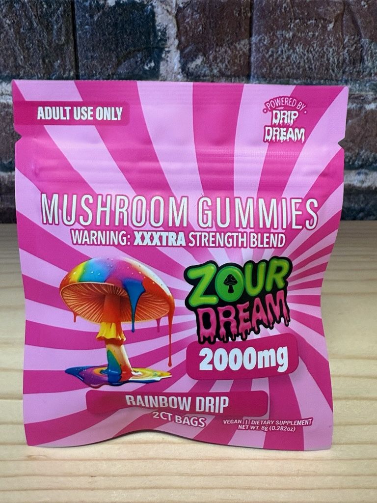 Zour Dream Chocolates 2ct 2000mg Rainbow Drip