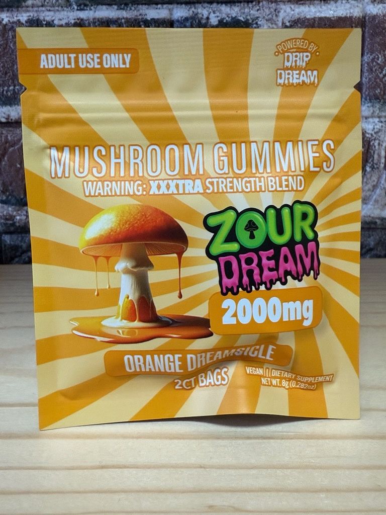 Zour Dream Chocolates 2ct 2000mg Orange Dreamsicle