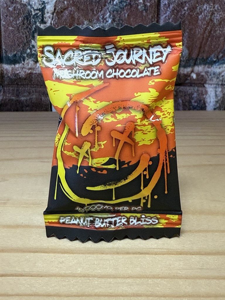 Scared Journey Mushroom Chocolate 4000mg Peanut Butter Bilss