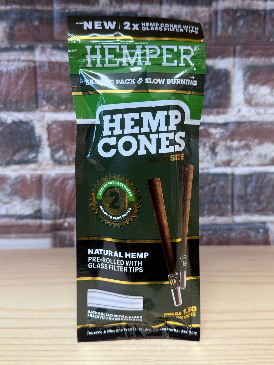 Hemper Hemp Cones Pre-Roll 2ct 1.5G