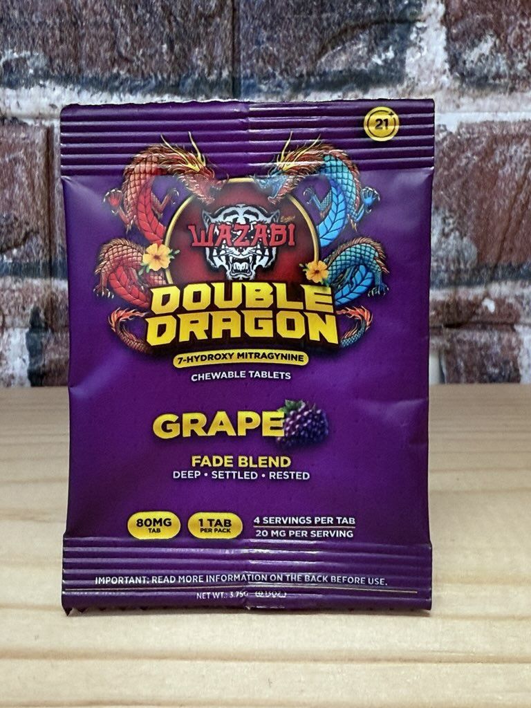 Wazabi Double Dragon Grape 80mg 7-Hydroxymiragynine