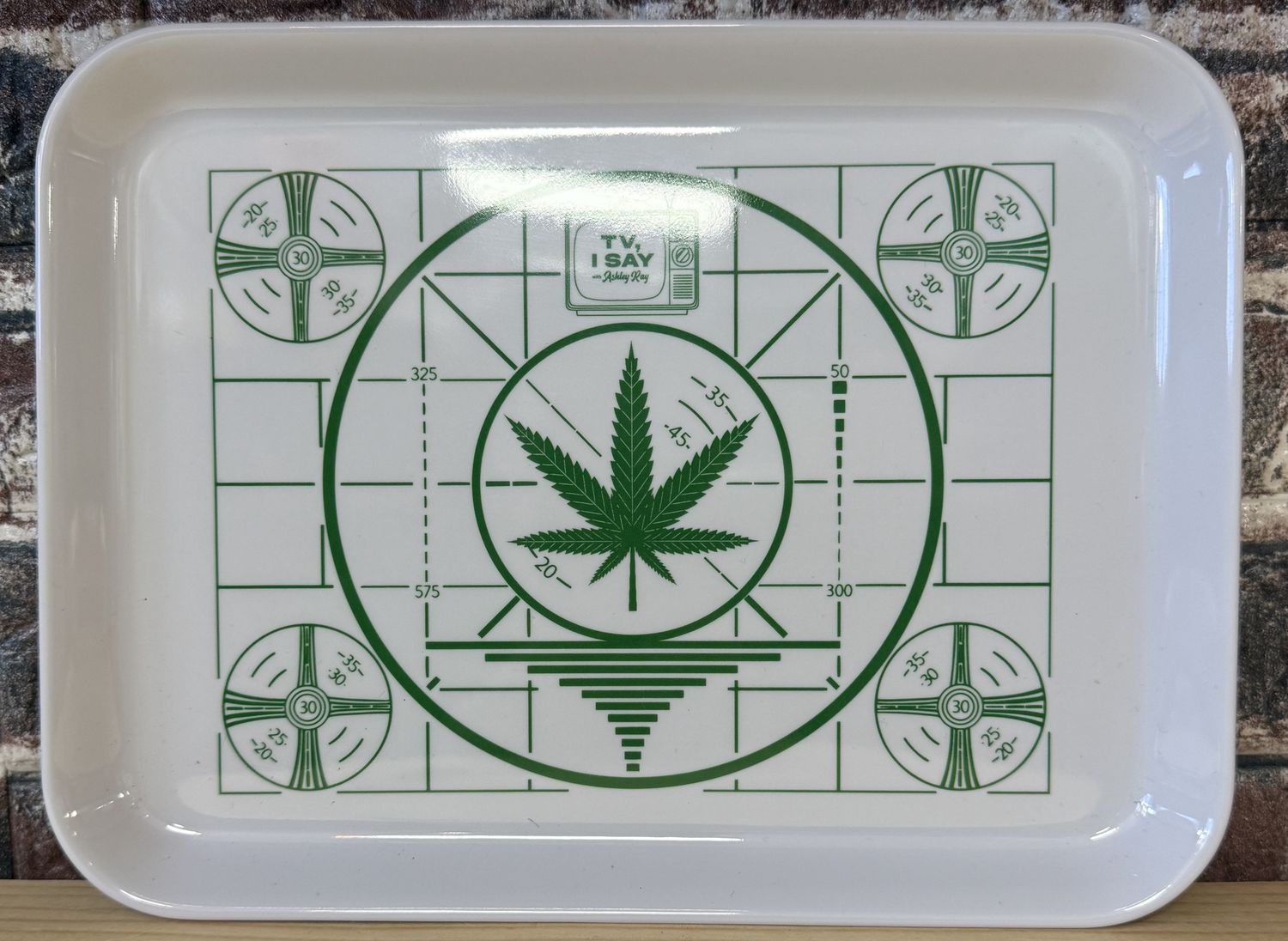 white tray