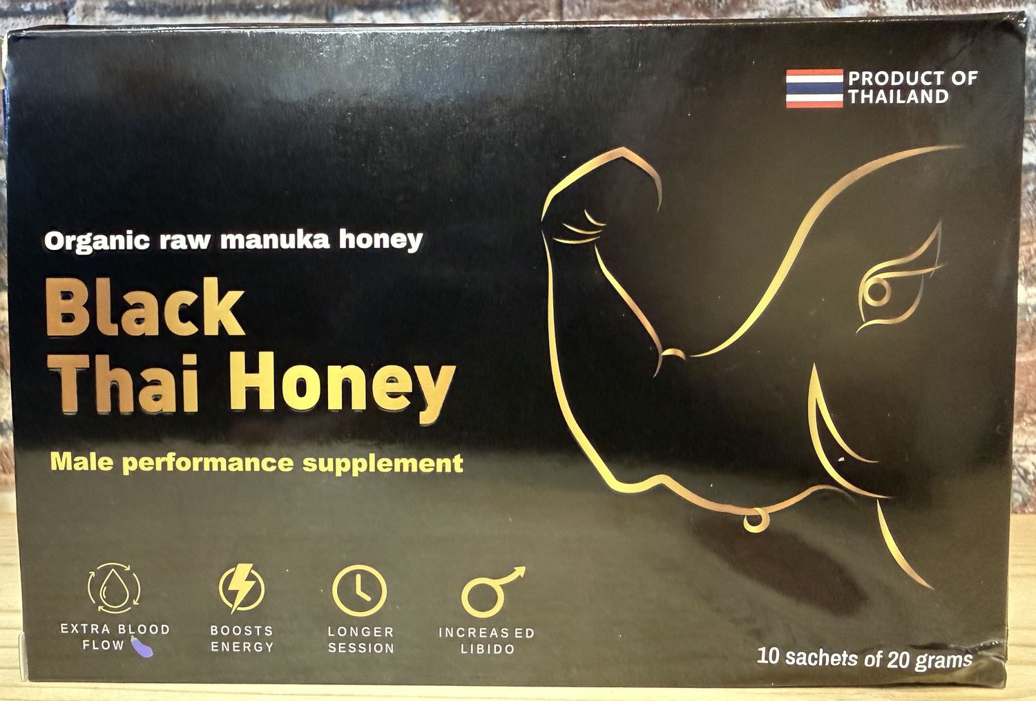 Black thai Honey 20g - Male Performance Supplement Black thai Honey 20g - Male Performance Supplement