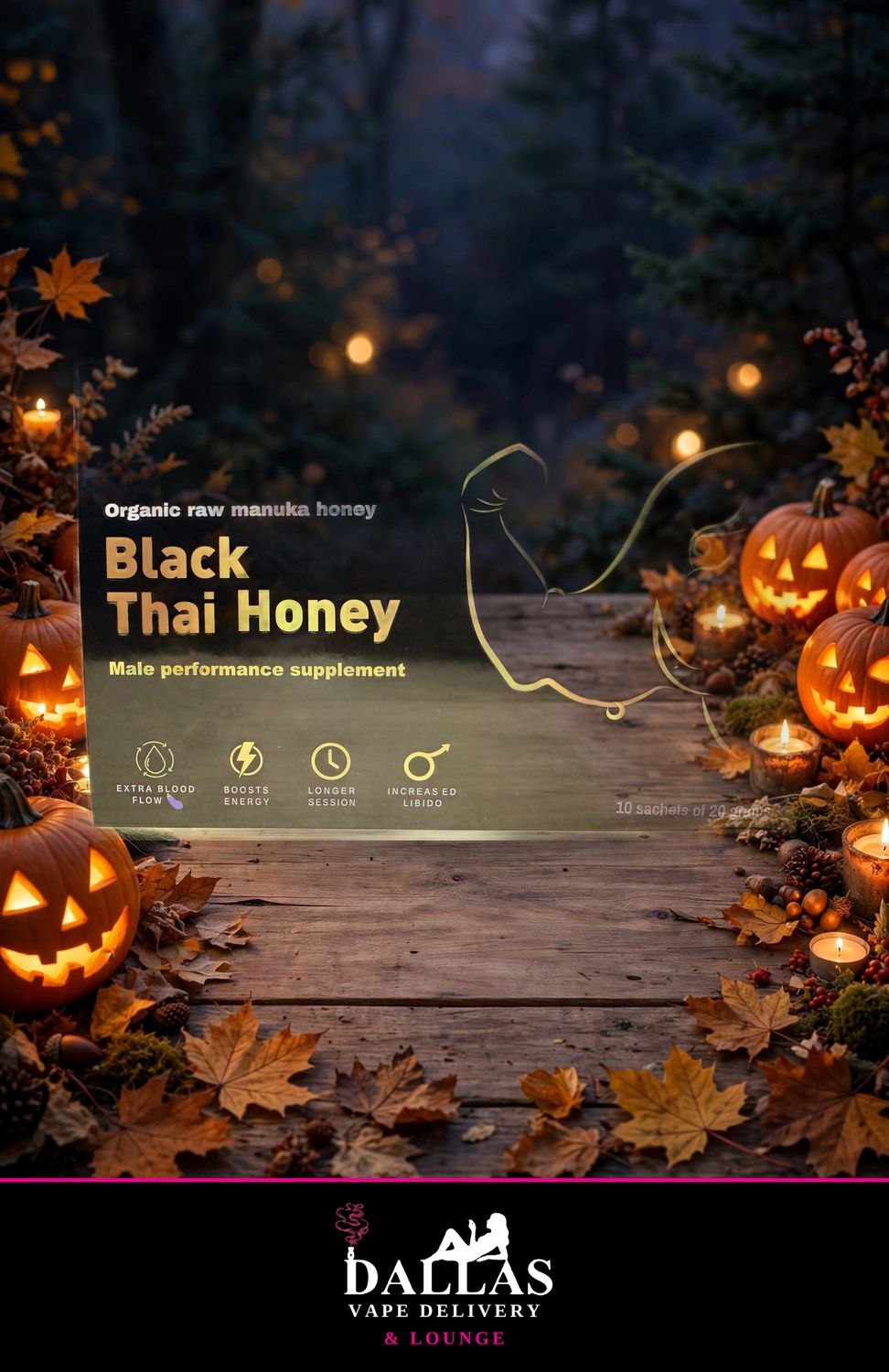 Black thai Honey 20g - Male Performance Supplement