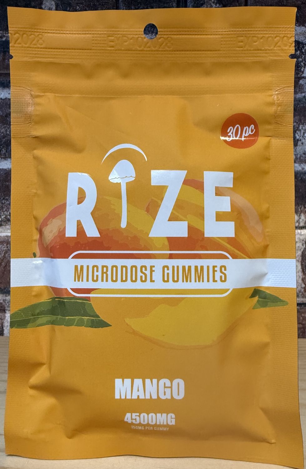 Rize - Microdose Gummies 4500MG  30pc - Mango
