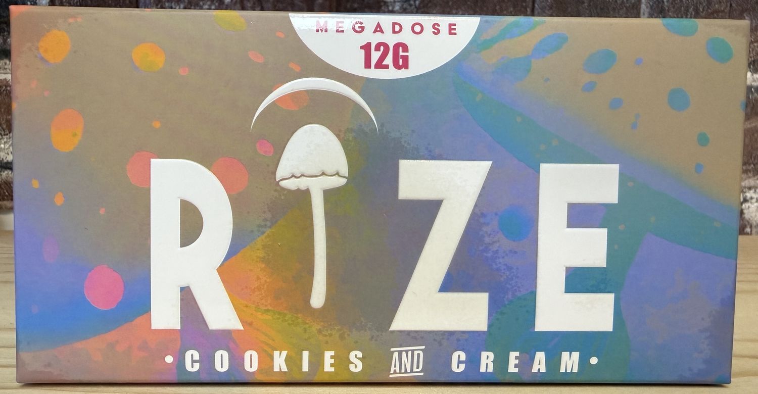Rize - Megadose Chocolate 12G - Cookies And Cream Rize - Megadose Chocolate 12G - Cookies And Cream