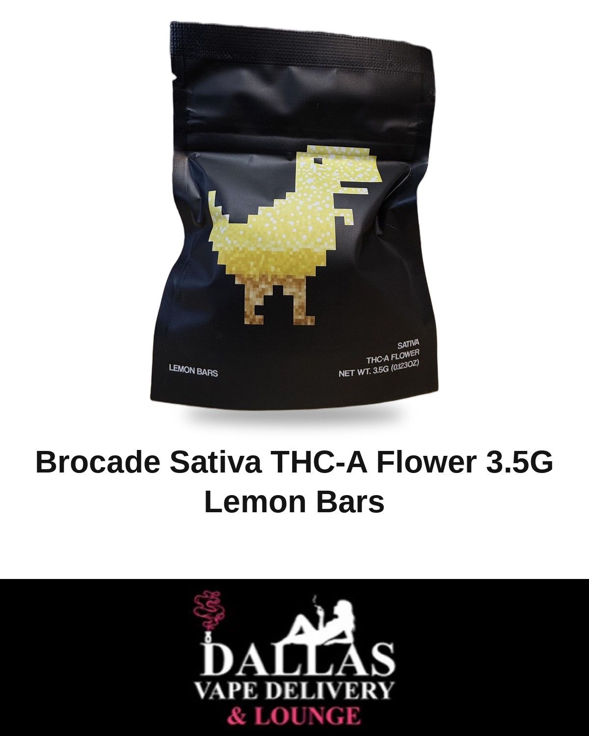 Brocade Sativa THC-A Flower 3.5G Lemon Bars