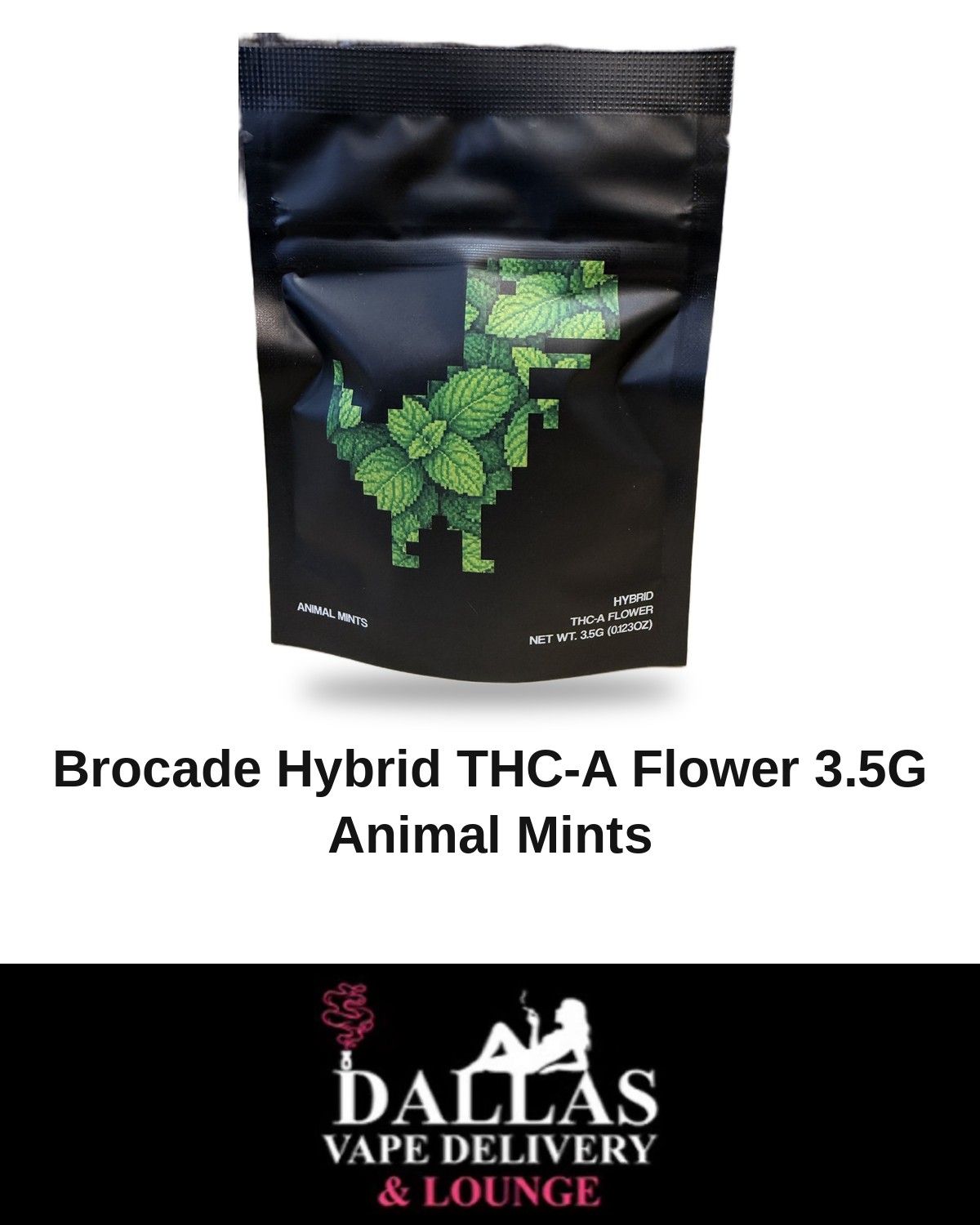 Brocade Hybrid THC-A Flower 3.5G Animal Mints Brocade Hybrid THC-A Flower 3.5G Animal Mints