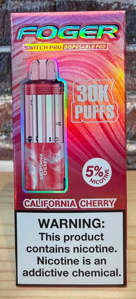 Foger Switch Pro Disposable 30k Pods - California Cherry