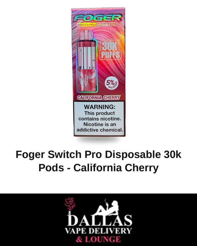 Foger Switch Pro Disposable 30k Pods - California Cherry