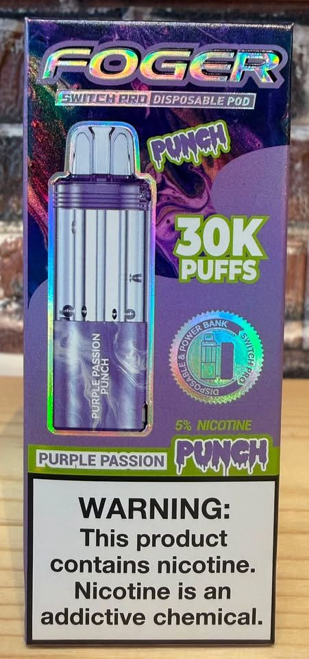 Foger Switch Pro Disposable 30k Pods - Purple Passion Punch