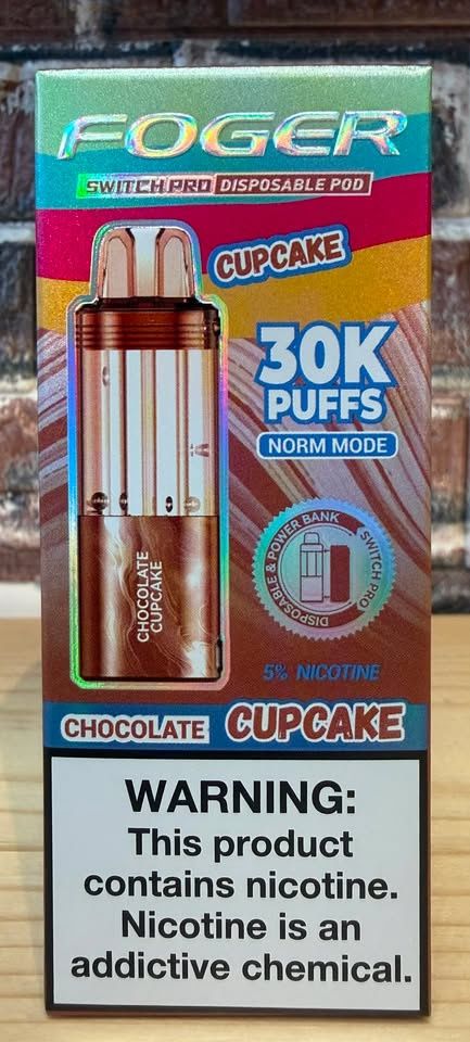 Foger Switch Pro Disposable 30k Pods - Chocolate Cupcake
