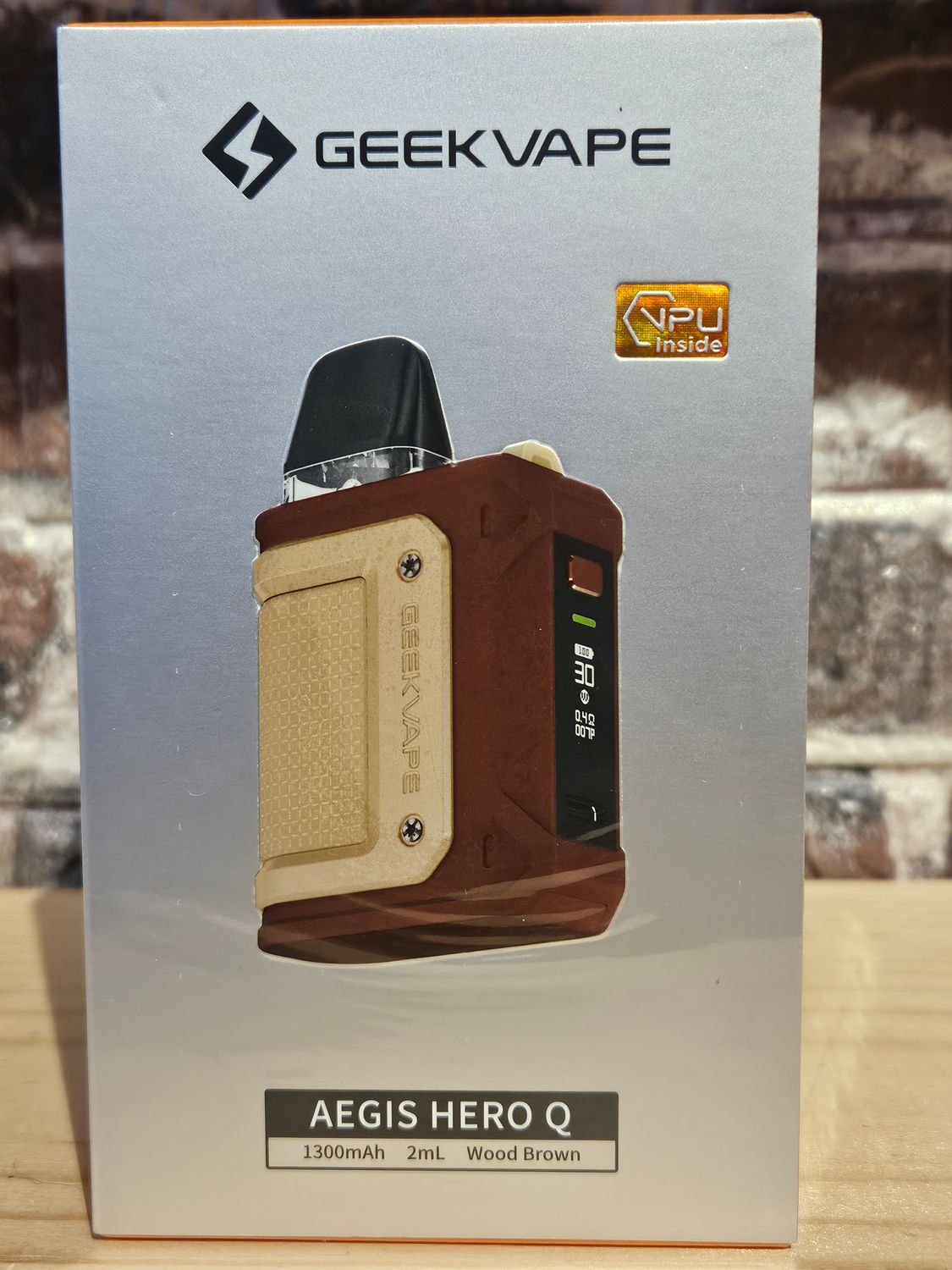 Geekvape Aegis Hero Q Kit Wood Brown