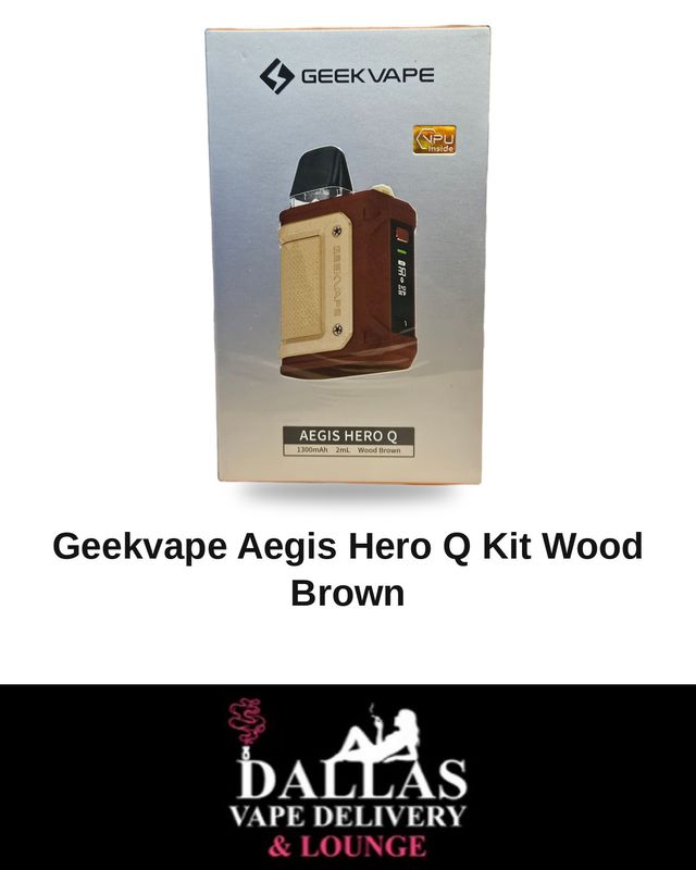 Geekvape Aegis Hero Q Kit Wood Brown