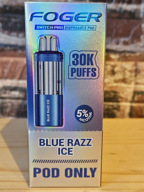 Foger Switch Pro 30k Pods | Blue Razz Ice