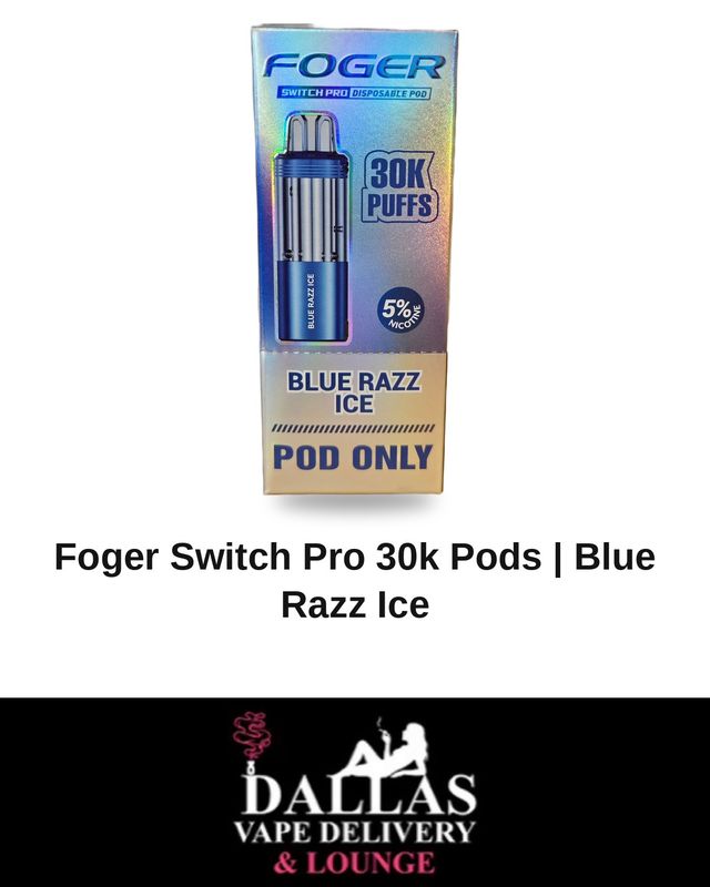 Foger Switch Pro 30k Pods | Blue Razz Ice