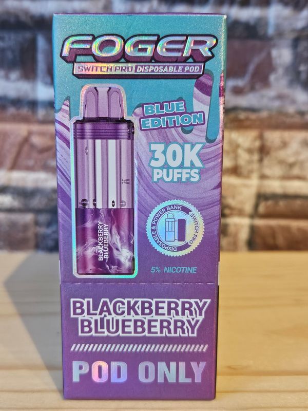Foger Switch Pro 30k Pods | Blackberry Blueberry