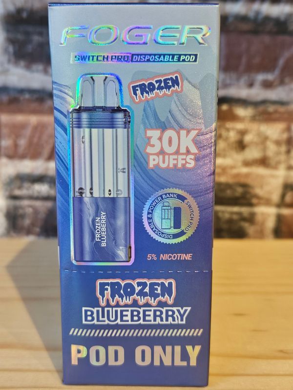 Foger Switch Pro 30k Pods | Frozen Blueberry