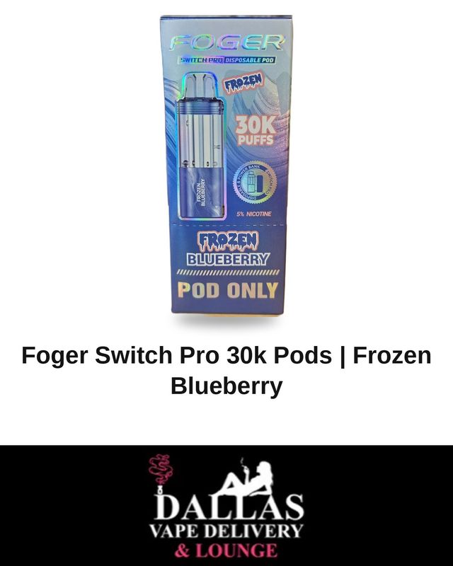 Foger Switch Pro 30k Pods | Frozen Blueberry