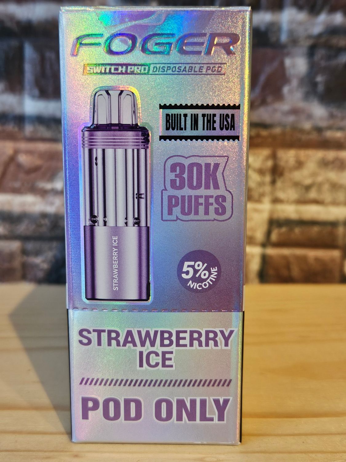 Foger Switch Pro 30k Pods | Strawberry Ice