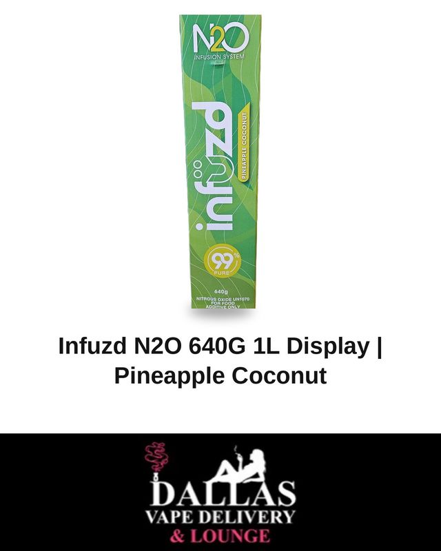 Infuzd N2O 640G 1L Display | Pineapple Coconut