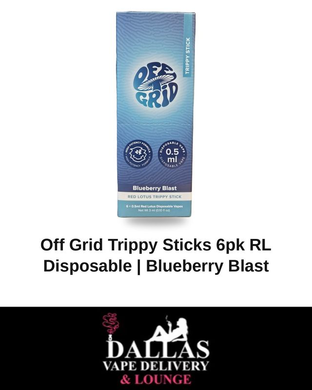 Off Grid Trippy Sticks 6pk RL Disposable | Blueberry Blast