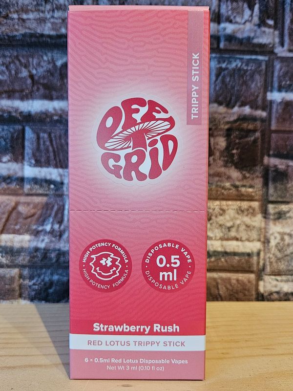 Off Grid Trippy Sticks 6pk RL Disposable | Strawberry Rush