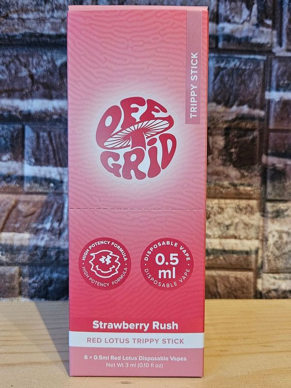 Off Grid Trippy Sticks 6pk RL Disposable | Strawberry Rush
