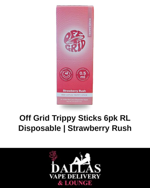 Off Grid Trippy Sticks 6pk RL Disposable | Strawberry Rush