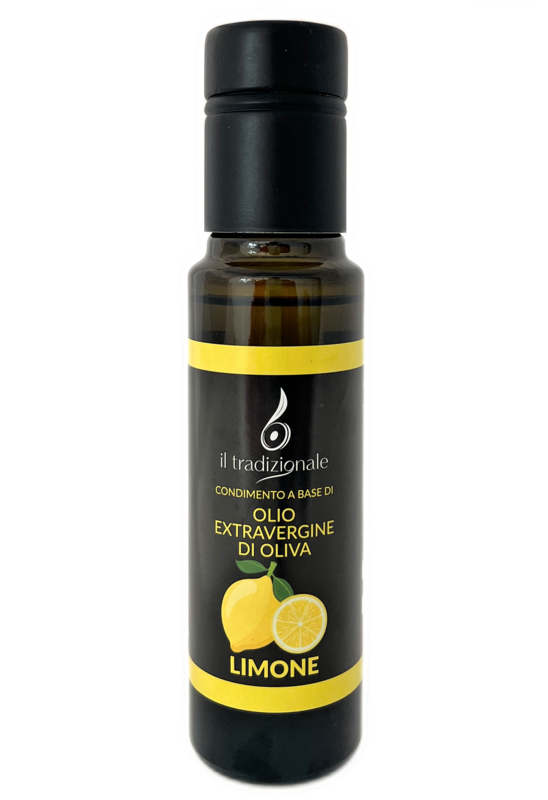 Olio aromatizzato al LIMONE - Bottiglia da 100 ml