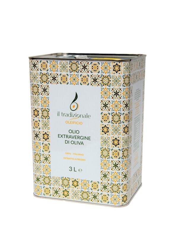 Olio extra vergine di oliva INTENSO o DELICATO - Latta da 3 litri