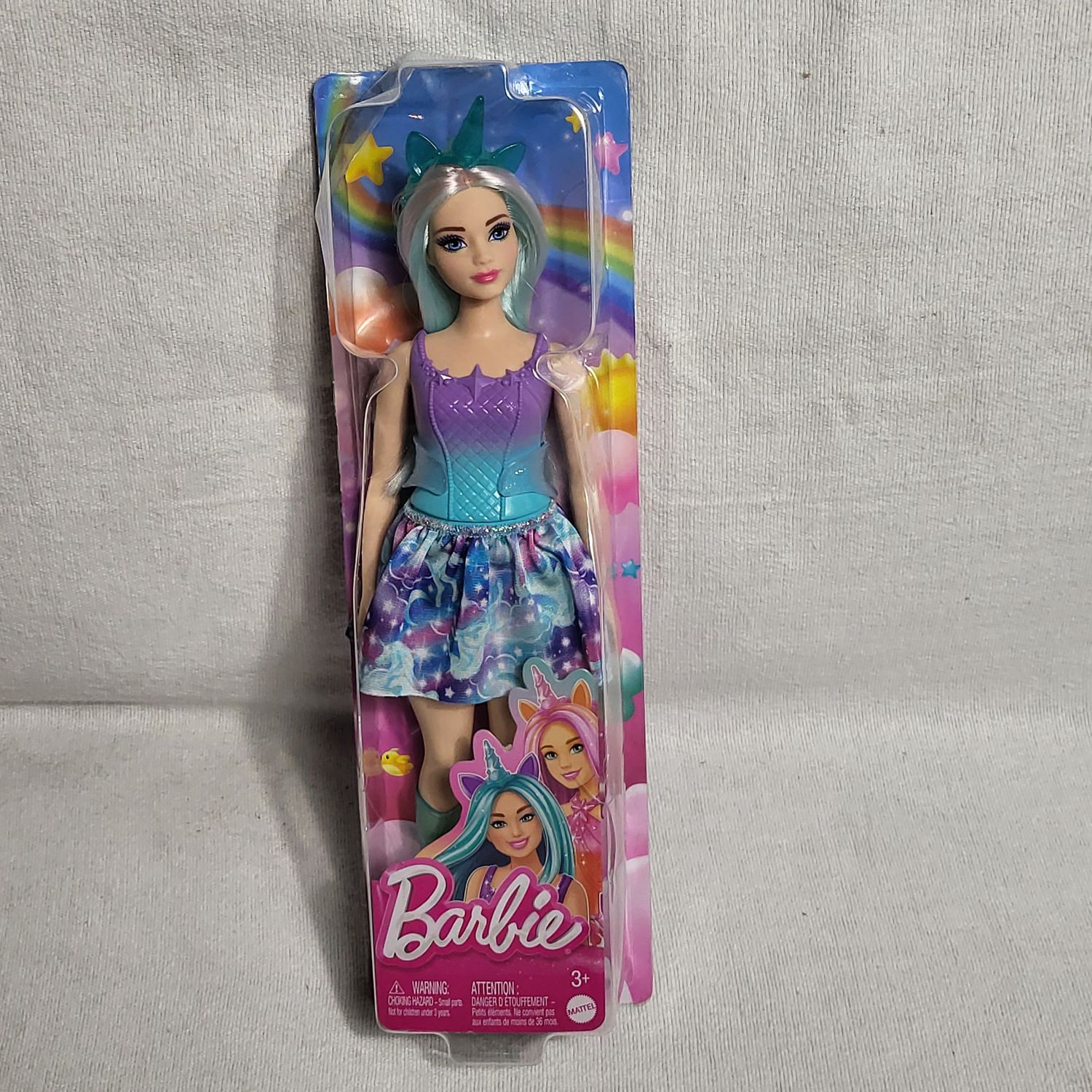 Barbie Unicorn Doll with Turquoise Fantasy Hair