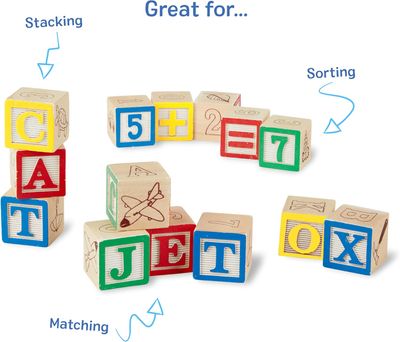 Melissa &amp; Doug Classic Toy Blocks