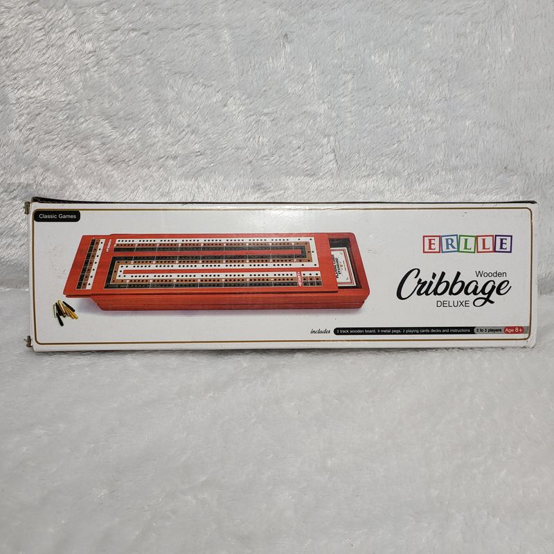 Erlle Cribbage Deluxe Wooden Set