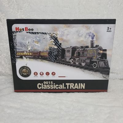 Hot Bee 9015 Classical Train Locomotive Track Set Toy Battery Operated