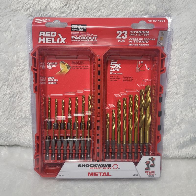 Milwaukee 23pc Titanium Drill Bit Set
