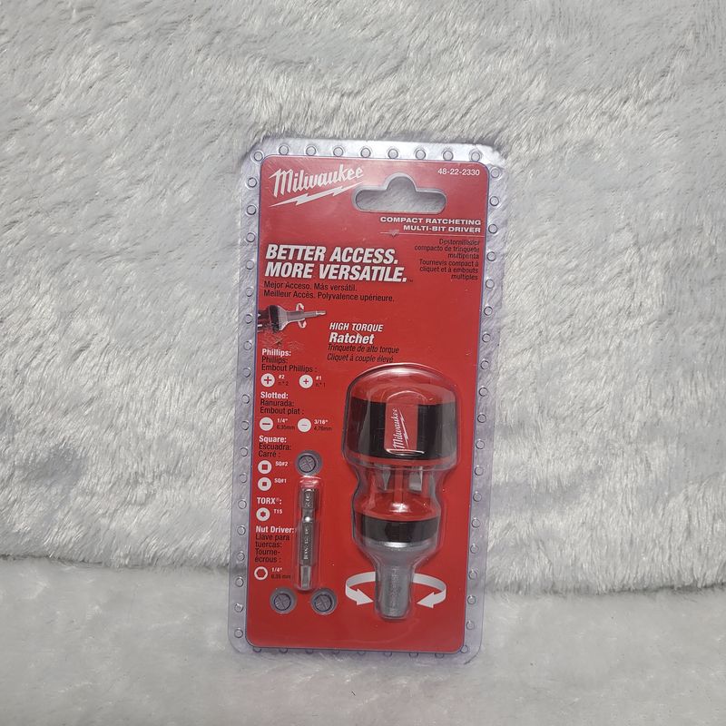 Milwaukee Compact Ratcheting Multi-Bit Driver