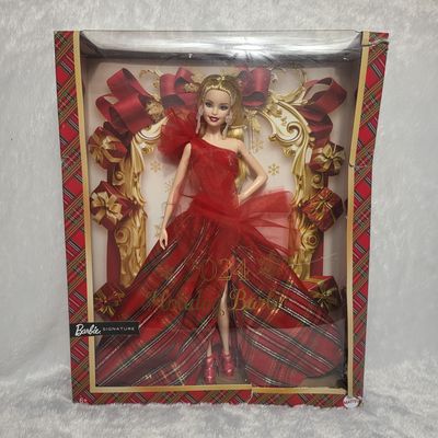 Mattel 2024 Signature Holiday Barbie Blonde Caucasian (READ DESCRIPTION)