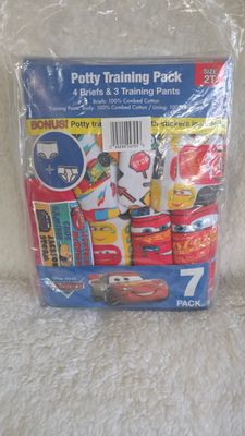 Disney Boys Pixar Cars Toddler Potty Training Pack/ Briefs