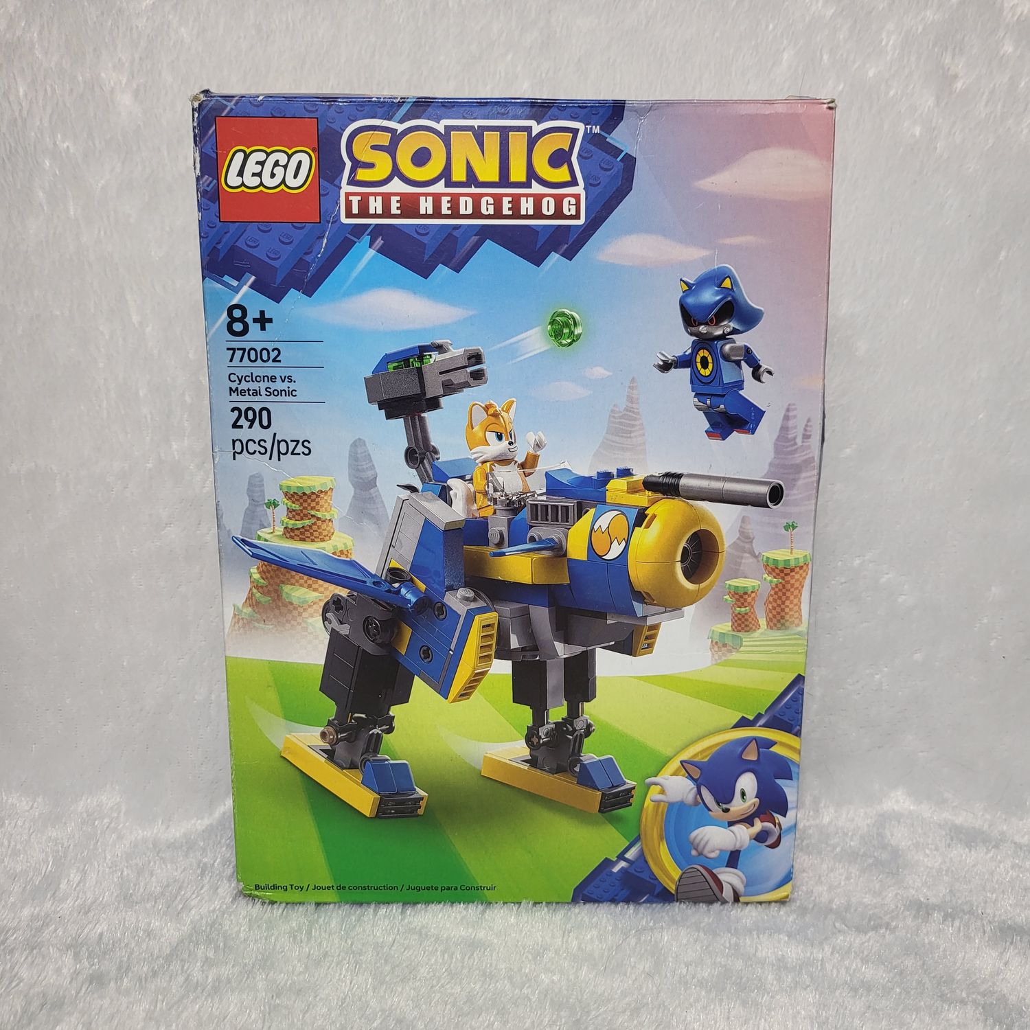 LEGO Sonic the Hedgehog Cyclone vs. Metal Sonic Building Toy Mech Suit 77002