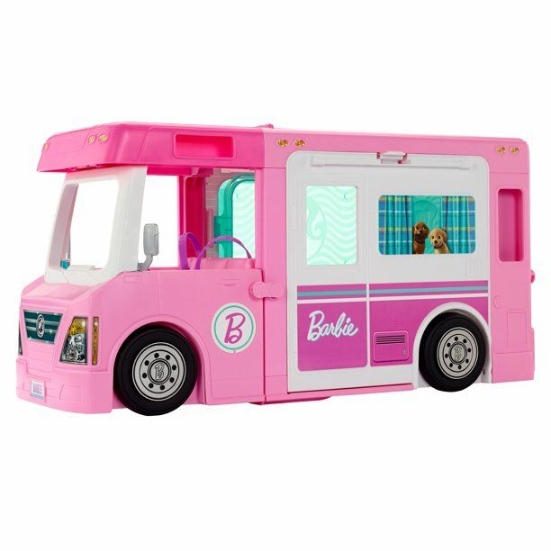 Barbie 3-in-1 DreamCamper Playset with Pool &amp; Accessories