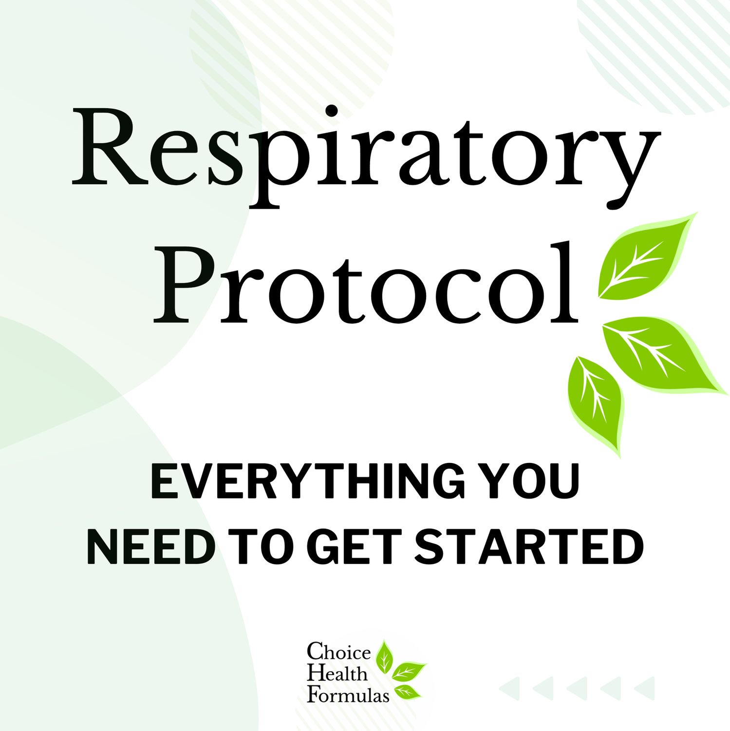Respiratory Protocol Bundle Respiratory Protocol Bundle