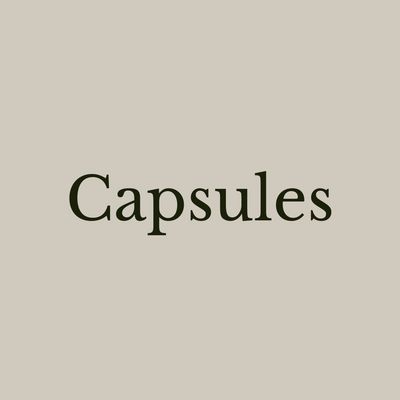 Supplements - Capsules