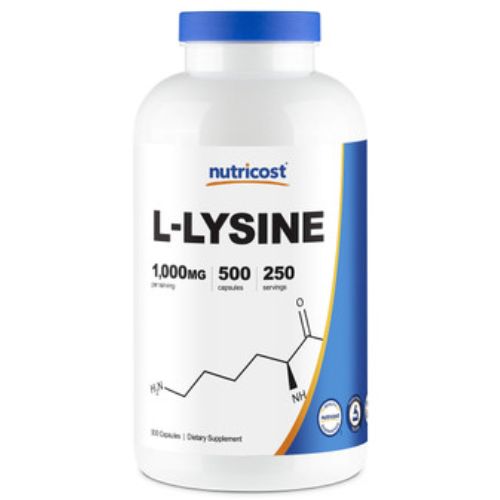 L-Lysine 1000mg 500 cap